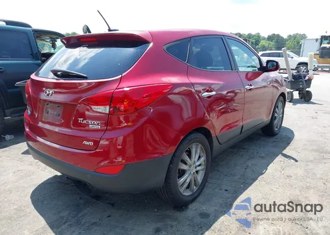 2013 Hyundai Tucson Limited from USA, damaged, VIN KM8JUCAC6DU767011